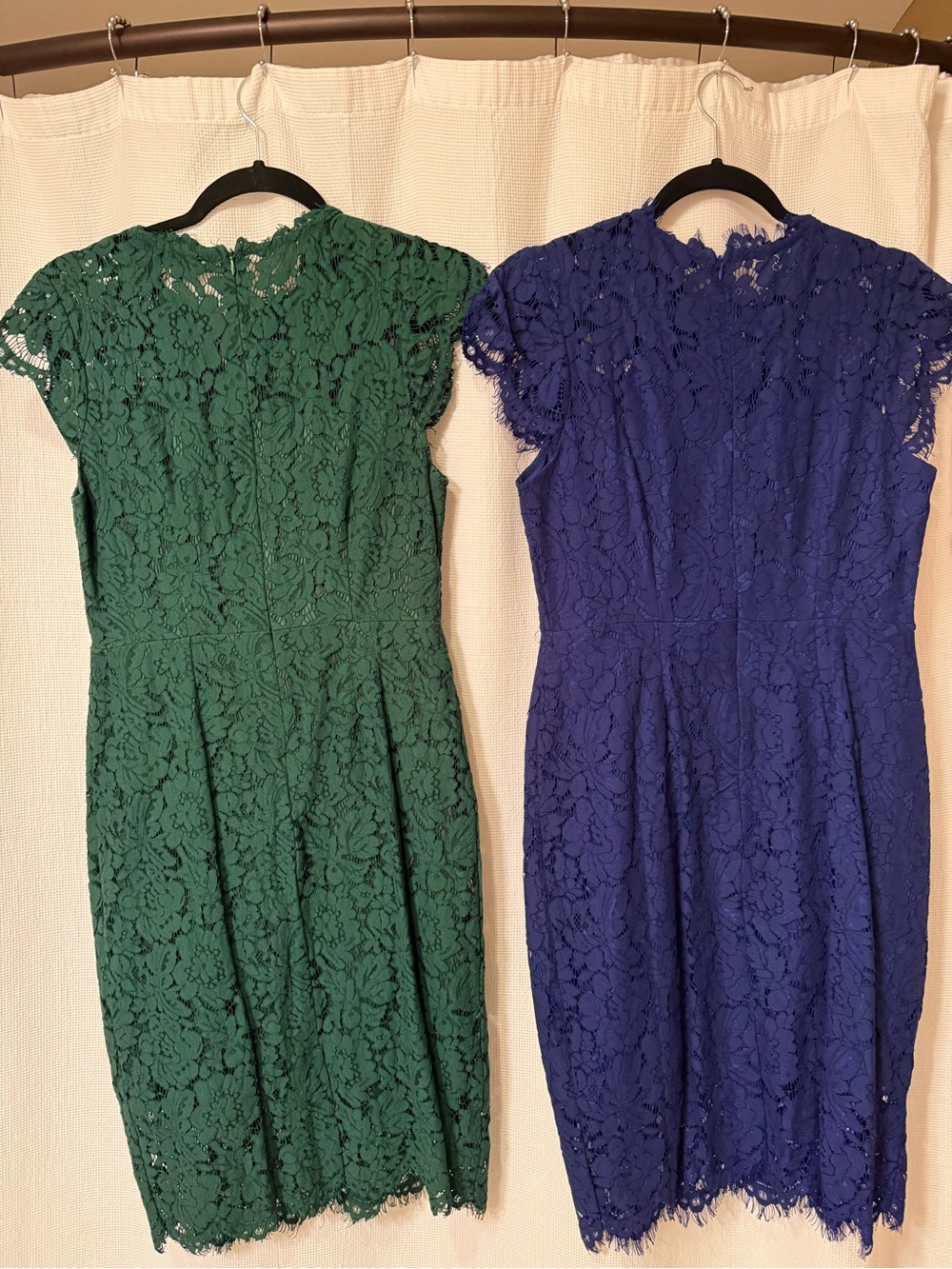 Green Floral Lace Midi Dress with Cap Sleeves - Elegant Occasion Wear - Picture 2 of 6